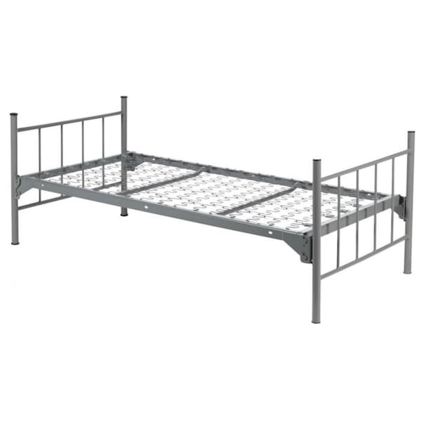Blantex Bedframe, 36 x 75 Military Bunkable Bed 11/2" Round Tube